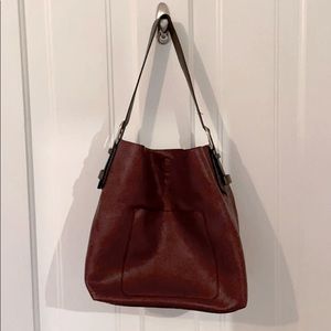Joy Susan Classic Hobo Handbag - maroon